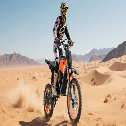 14"/12" Off-Road Electric Dirt Bike, 48V Battery Adventure Ride