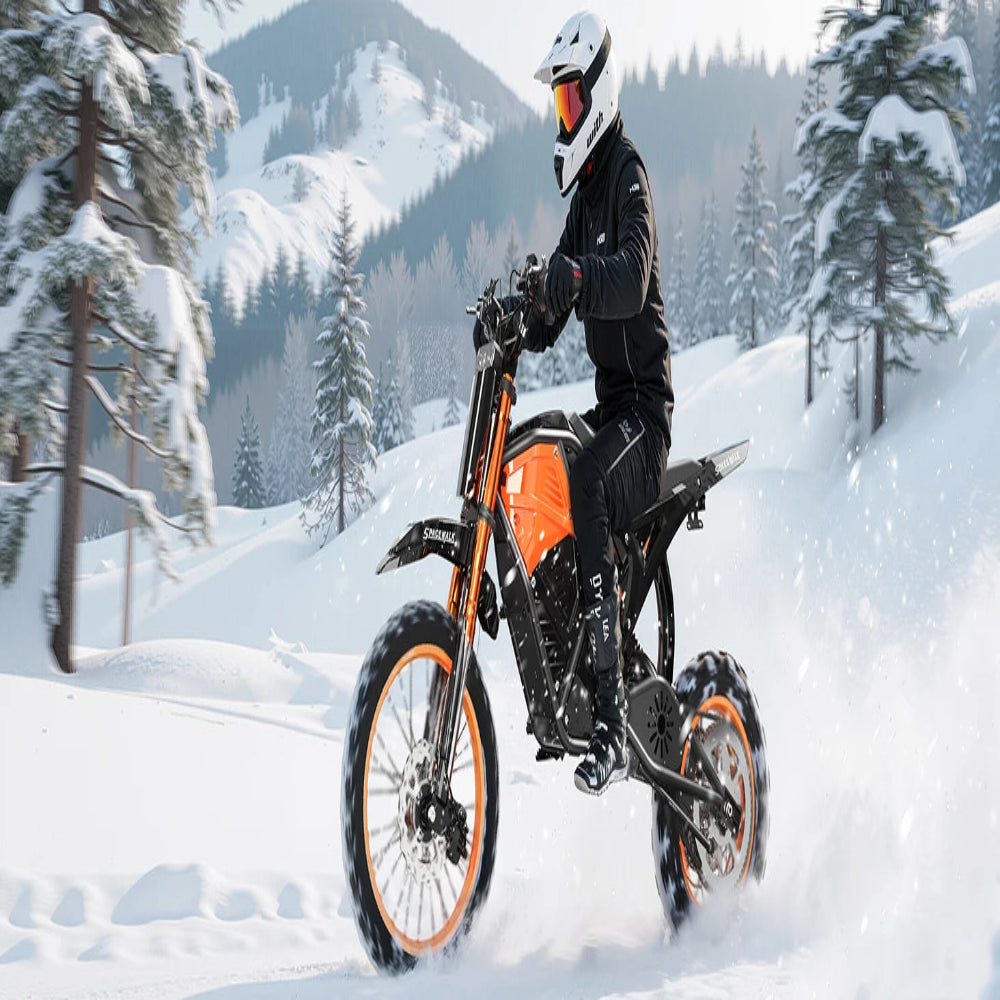 14"/12" Off-Road Electric Dirt Bike, 48V Battery Adventure Ride