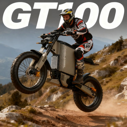 COSWHEEL GT100 Electric Motorcycle, 8600W 72V 50Ah Off-Road Ebike