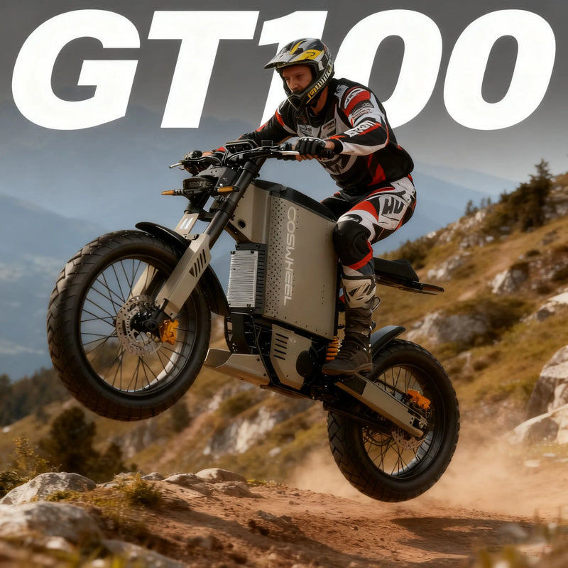 COSWHEEL GT100 Electric Motorcycle, 8600W 72V 50Ah Off-Road Ebike