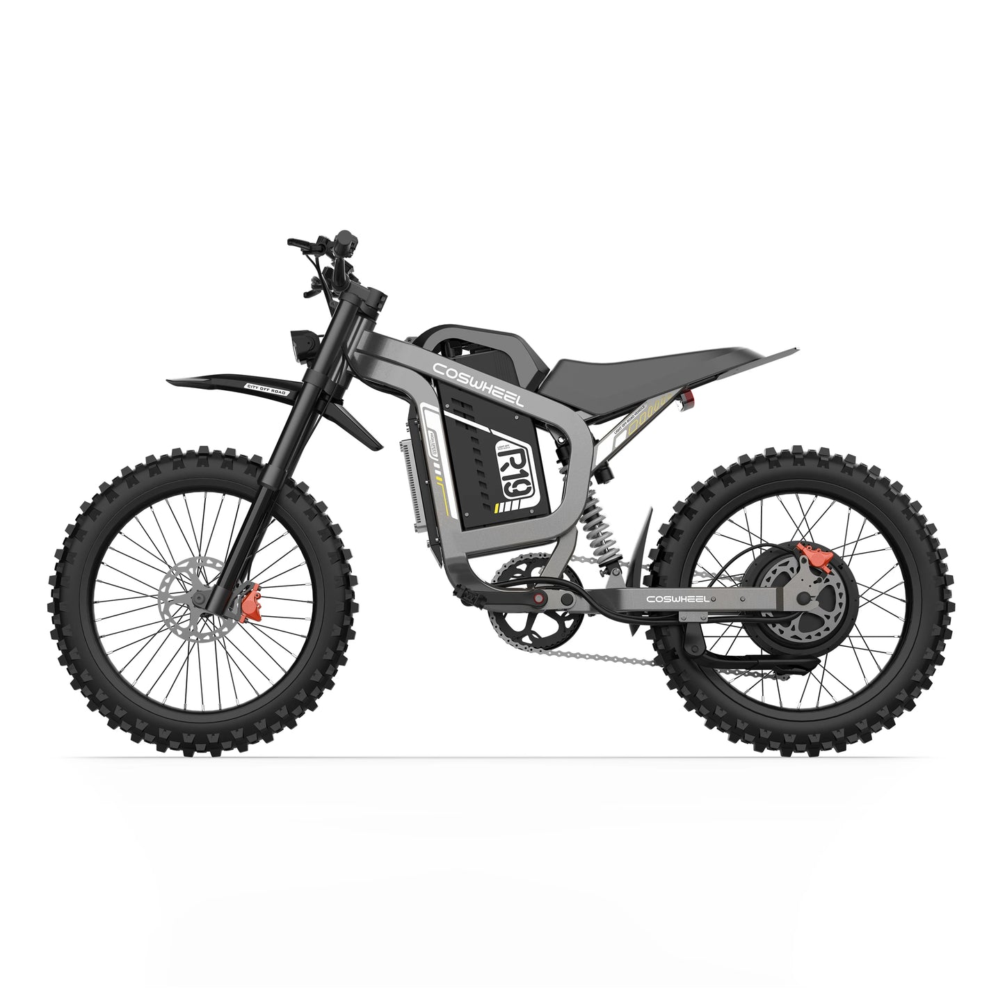 All Terrain 6000W Electric Motorcycle, 72V 40Ah Off-Road Ebike