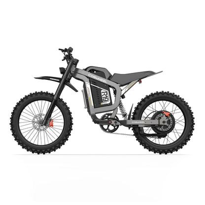 All Terrain 6000W Electric Motorcycle, 72V 40Ah Off-Road Ebike