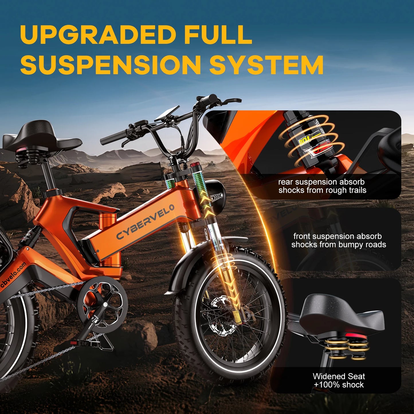 Premium Folding Fat Tire Ebike for Adults EK6