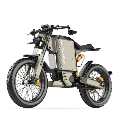 COSWHEEL GT100 Electric Motorcycle, 8600W 72V 50Ah Off-Road Ebike