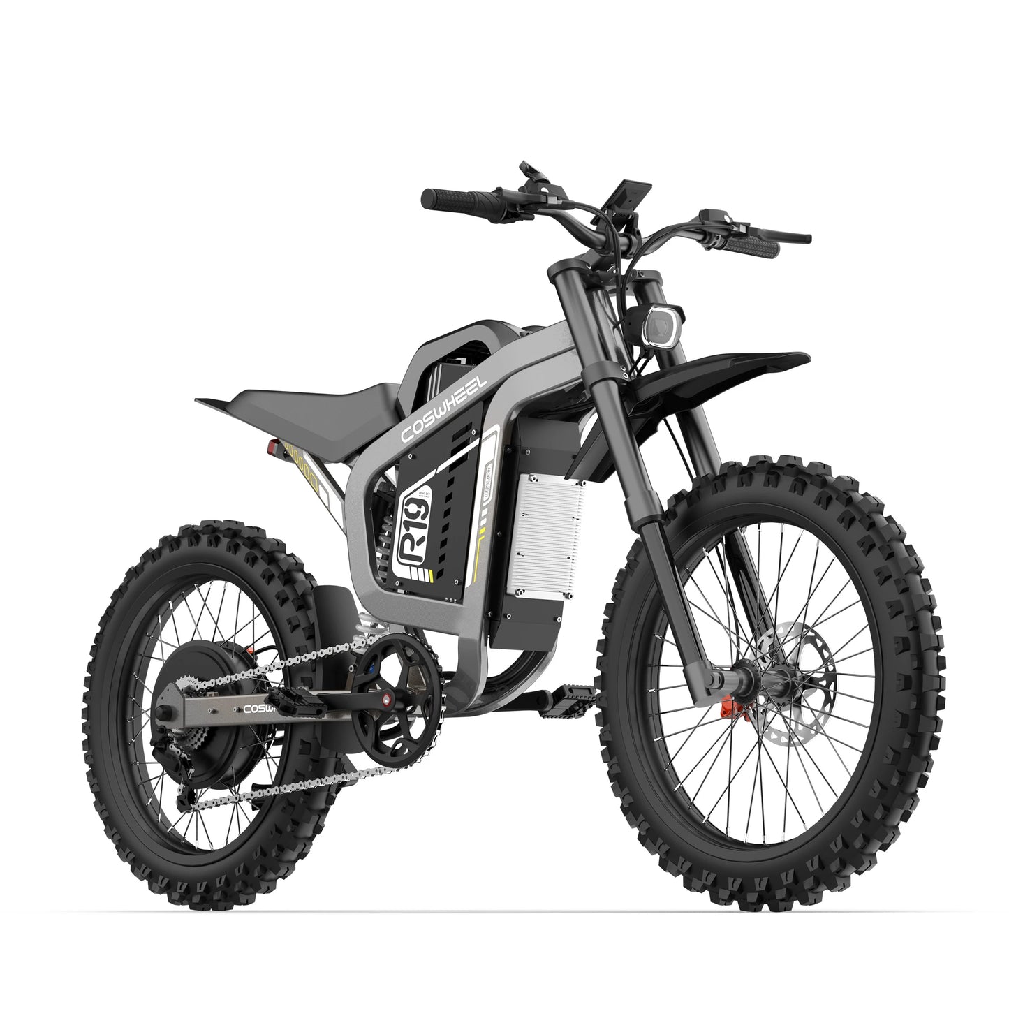 All Terrain 6000W Electric Motorcycle, 72V 40Ah Off-Road Ebike