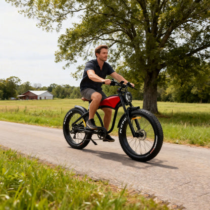 Powerful 750W Electric Mountain Fat Tire Bike for Adventure