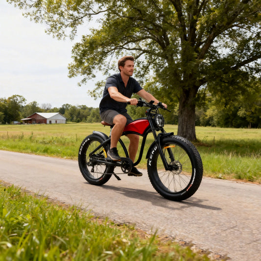 Powerful 750W Electric Mountain Fat Tire Bike for Adventure