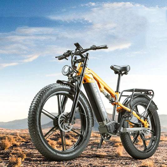 Premium Adult Electric Bicycle, 1000W Motor Fat Tire Ride
