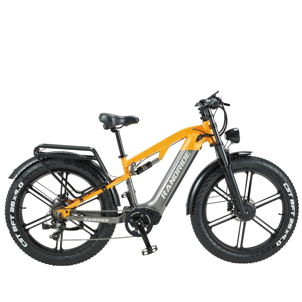 Premium Adult Electric Bicycle, 1000W Motor Fat Tire Ride