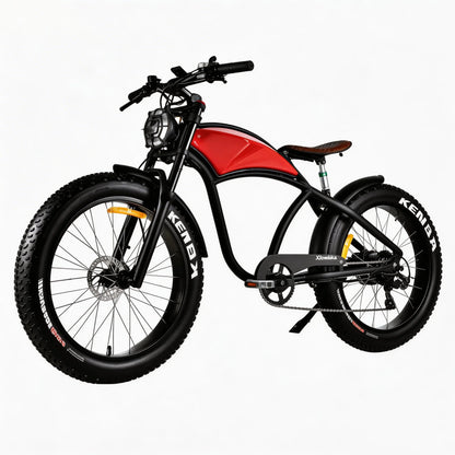 Powerful 750W Electric Mountain Fat Tire Bike for Adventure