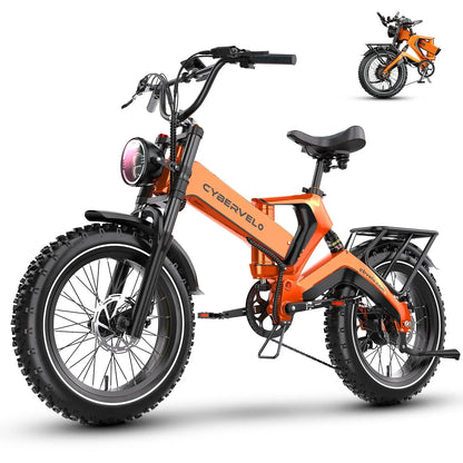 Premium Folding Fat Tire Ebike for Adults EK6