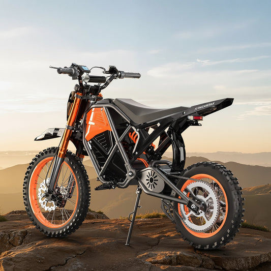 14"/12" Off-Road Electric Dirt Bike, 48V Battery Adventure Ride