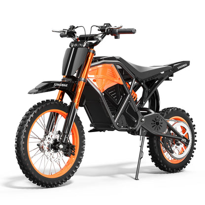 14"/12" Off-Road Electric Dirt Bike, 48V Battery Adventure Ride