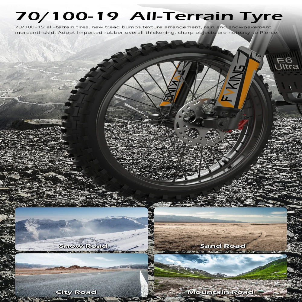 Ultra Premium Adult Electric Dirt Bike, 3000W Power